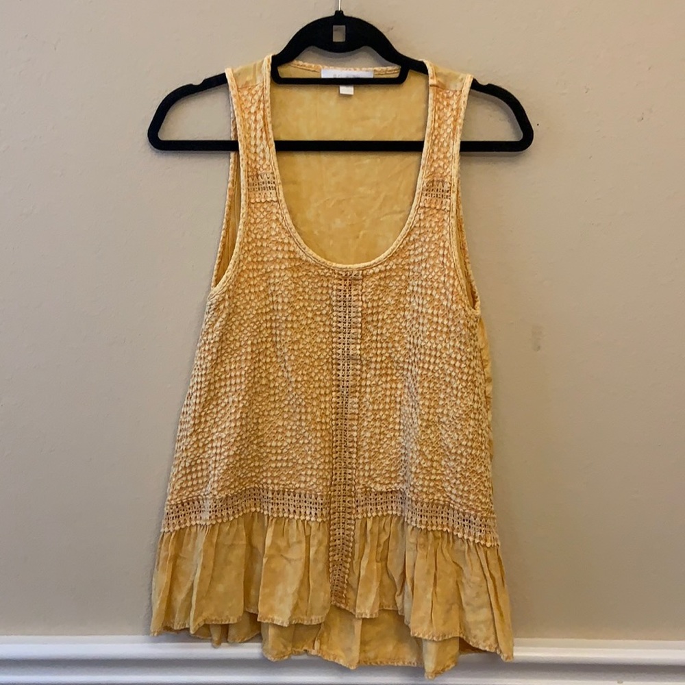 Anthropologie Eri + Ali Peplum Tank